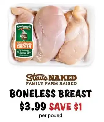 Stew's Naked boneless breast