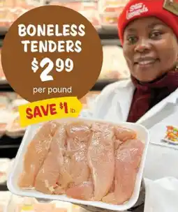 Stew Leonard's Sams Club boneless tenders offer