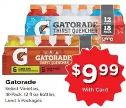 JayC Gatorade Thirst Quencher offer