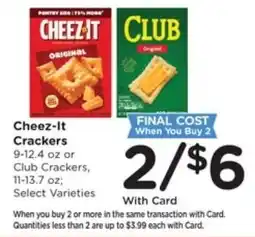 JayC Cheez-It Crackers offer