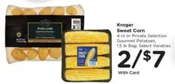 JayC Kroger sweet corn offer