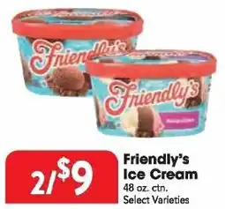 Great Valu Markets Friendly's ice cream offer