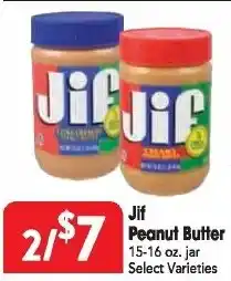 Great Valu Markets Jif Peanut Butter offer