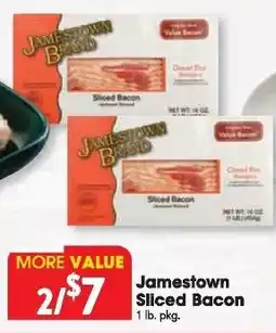 Great Valu Markets Jamestown Sliced Bacon offer