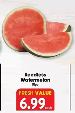 Great Valu Markets Seedless Watermelon offer