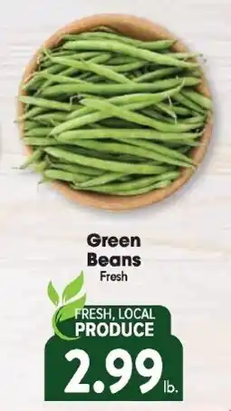 Great Valu Markets Green Beans Fresh offer