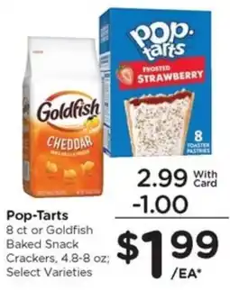 JayC Pop-Tarts or Goldfish Baked Snack Crackers offer