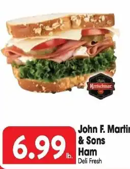 Great Valu Markets John F. Martin & Sons Ham offer