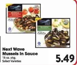 Great Valu Markets Next Wave Mussels in Sauce offer