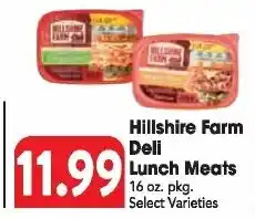 Great Valu Markets Hillshire Farm Deli Lunch Meats offer
