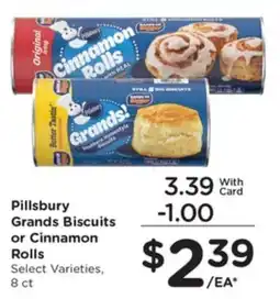 JayC Pillsbury Grands Biscuits or Cinnamon Rolls offer