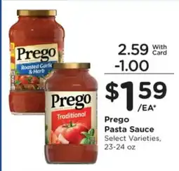 JayC Prego pasta sauce offer