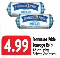 Great Valu Markets Tennessee Pride Sausage Rolls offer