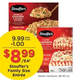 JayC Stouffer's Family Size Entrée offer