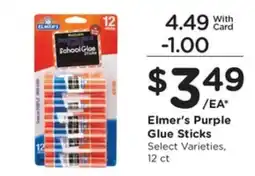 JayC Elmer's Purple Glue Sticks offer