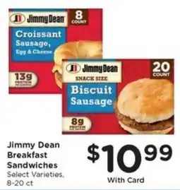 JayC Jimmy Dean breakfast sandwiches offer