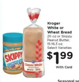 JayC Kroger White or Wheat Bread offer
