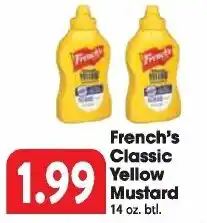 Great Valu Markets French's Classic Yellow Mustard offer