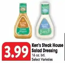 Great Valu Markets Ken's Steak House Salad Dressing offer