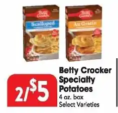 Great Valu Markets Betty Crocker Specialty Potatoes offer