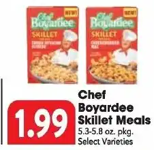 Great Valu Markets Chef Boyardee Skillet Meals offer