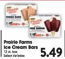 Great Valu Markets Prairie Farms Ice Cream Bars offer