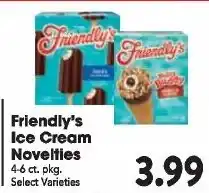 Great Valu Markets Friendly's ice cream novelties offer