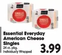Great Valu Markets Essential Everyday American Cheese Singles offer