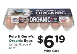 JayC Pete & Gerry's Organic Eggs offer