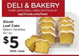 JayC Deli & Bakery Sliced Loaf Cake offer