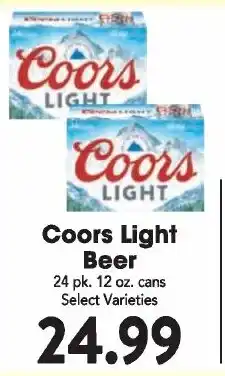 Great Valu Markets Coors Light Beer offer
