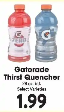 Great Valu Markets Gatorade Thirst Quencher offer