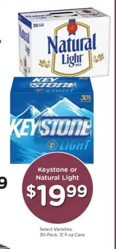 JayC Keystone or Natural Light offer