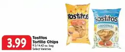 Great Valu Markets Tostitos Tortilla Chips offer