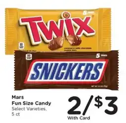 JayC Mars Fun Size Candy offer