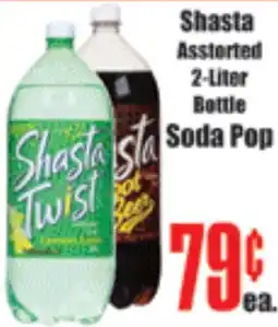 Reams Shasta assorted soda pop offer