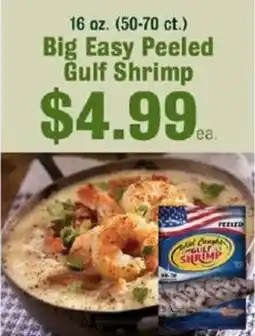 Robert Fresh Market Big Easy Peeled Gulf Shrimp offer