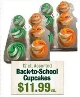 Robert Fresh Market Back-to-School Cupcakes offer