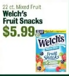 Robert Fresh Market Welch's fruit snacks offer