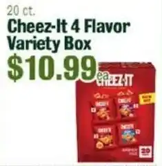 Robert Fresh Market Cheez-It 4 Flavor Variety Box offer