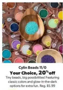 Craft Warehouse Cylin Beads 11/0 offer