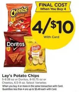 Pay Less Lay's Potato Chips offer