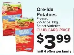 Foodtown supermarkets Ore-Ida Potatoes offer