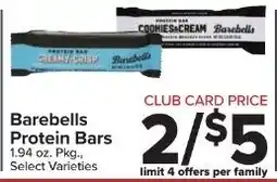 Foodtown supermarkets Barebells protein bars offer