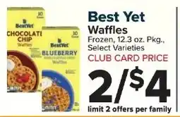 Foodtown supermarkets Best Yet Waffles offer