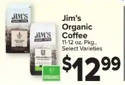 Foodtown supermarkets Jim's Organic Coffee offer