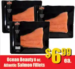 Reams Ocean Beauty Atlantic Salmon Fillets offer