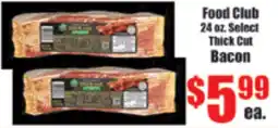 Reams Food Club Select Thick Cut Bacon offer