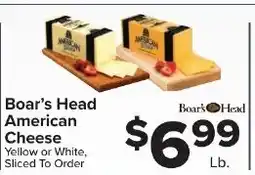 Foodtown supermarkets Boar's Head American Cheese offer