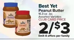 Foodtown supermarkets Jif peanut butter offer
